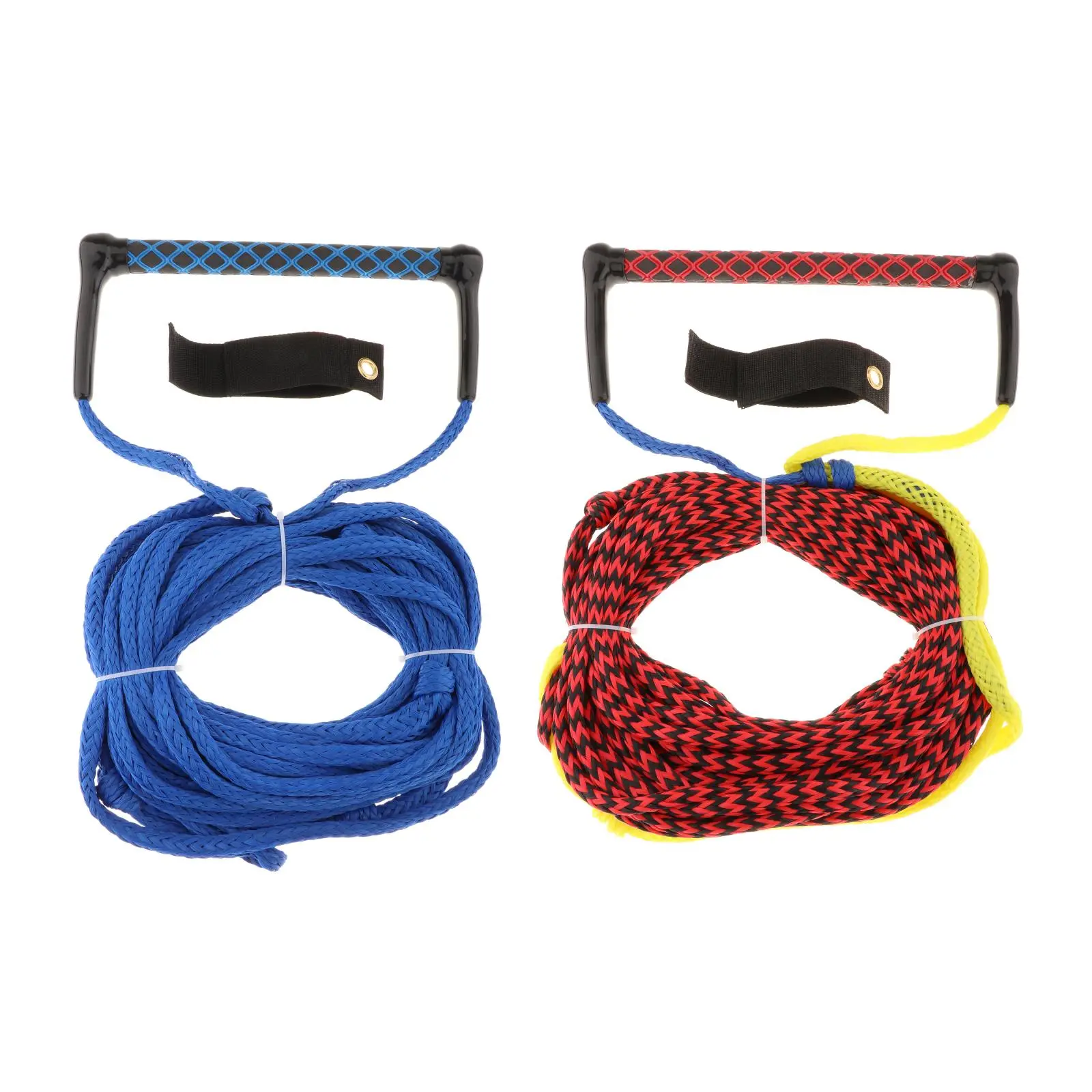 23m Ski Rope Tow Harness with Grip Handle for Wakeboarding, Speedboats, and Wakesurfing