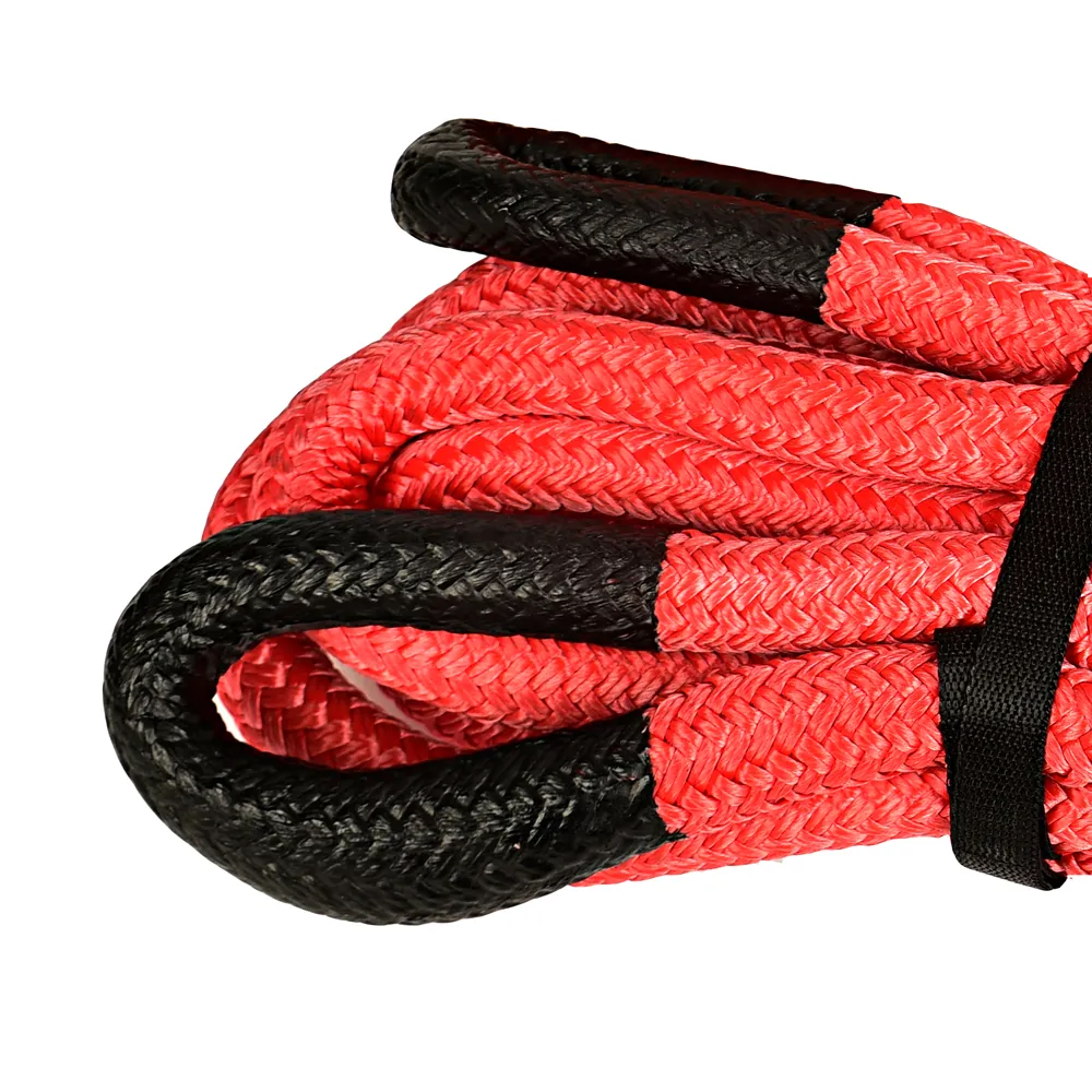 Car Tow Rope 22mm x 6m Nylon Kinetic Recovery Rope with 12,000kg/26,400lb Breaking Strength for ATV, UTV, and Truck