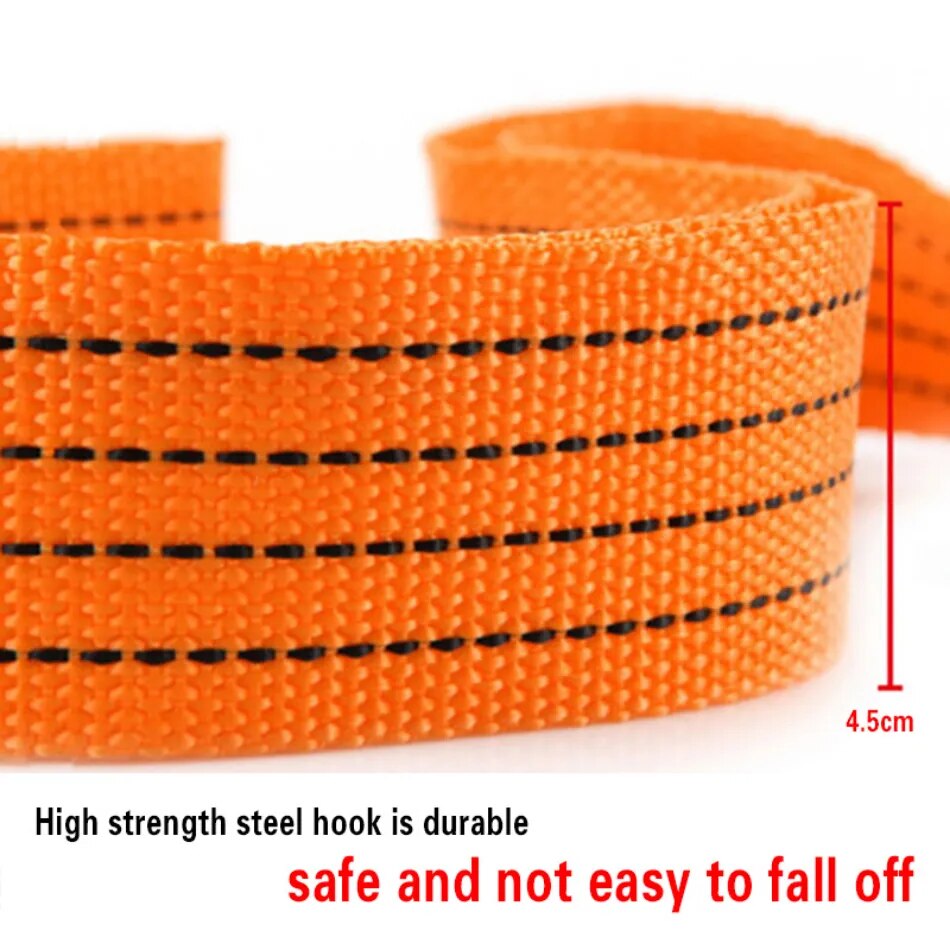 3M Heavy Duty 3 Ton Car Tow Rope with Hooks for Audi, Benz, Buick, Skoda, Mazda, Ford, Toyota, BMW, and More