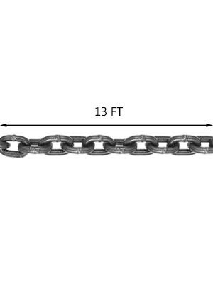 Heavy-Duty 5-Ton Lifting Chain Sling with 4 Legs, 1.5M/3M/4M x 5/16 Inch, Grade Hooks, and Adjustable G80 Alloy Steel Tow Chains